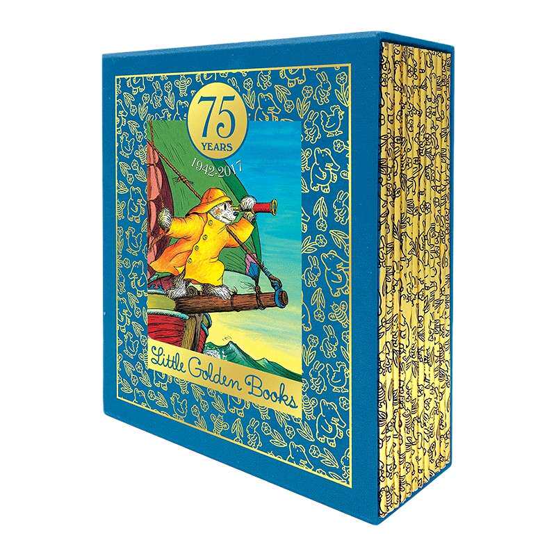 英文原版 75 Years of Little Golden Books 1942-2017 精装小金书12本经典合集 75周年纪念版 英文版 进口英语原版书籍