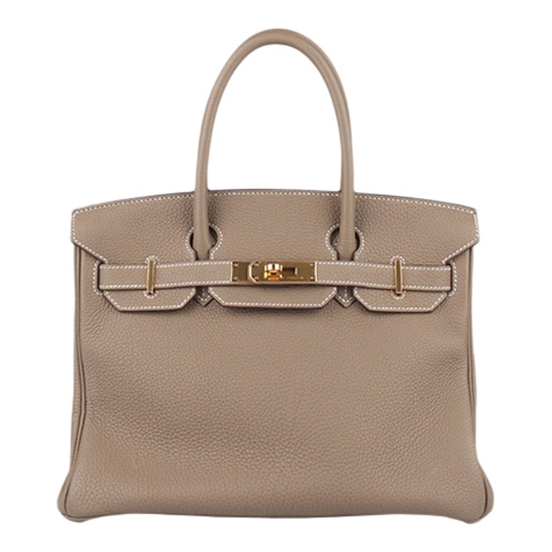 【自营】中古9新HERMES(爱马仕)BIRKIN大象灰TOGO皮30手提包