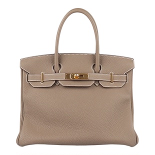 【自营】中古9新HERMES(爱马仕)BIRKIN大象灰TOGO皮30手提包