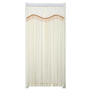 防蚊门帘2025新款透光蕾丝纱帘隔断帘子卧室家用免打孔魔术贴纱门