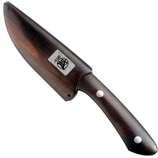 日本三本盛便携水果刀大马士革钢高档锋利小刀子军工随身户外刀具