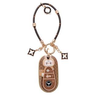 奔驰c260l钥匙套e300l/glc300l/a200l/glc260/c200l/glb220高级壳