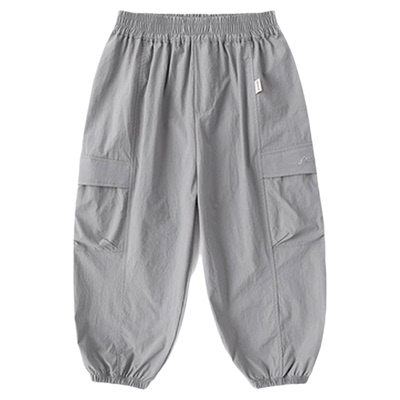 嘟嘟家男童裤子春款儿童工装裤春季宝宝长裤休闲裤女童春装梭织裤