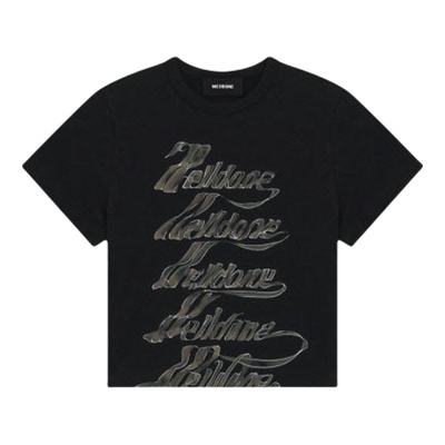 WE11DONE26春季新品女士丝带经典字母LOGO T恤潮流休闲时尚