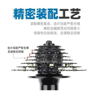 3212 禧玛马诺CS 7飞轮飞轮卡式 28齿7齿速 HG200