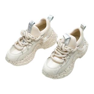 Aquascutum雅格狮丹 英伦风时尚潮流休闲老爹鞋系带运动单鞋女