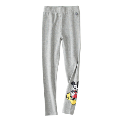 运动打底裤春秋薄款米奇紧身高腰