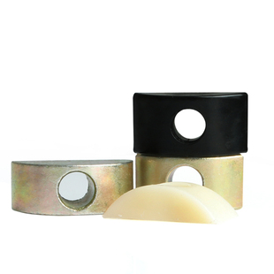 月牙垫片半圆垫圈半月螺母大班台连接件家具螺丝四合一连接件M8