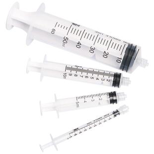 康德莱一次性螺口注射器1ml/2/5/10/20/50毫升螺旋口针筒针管针器