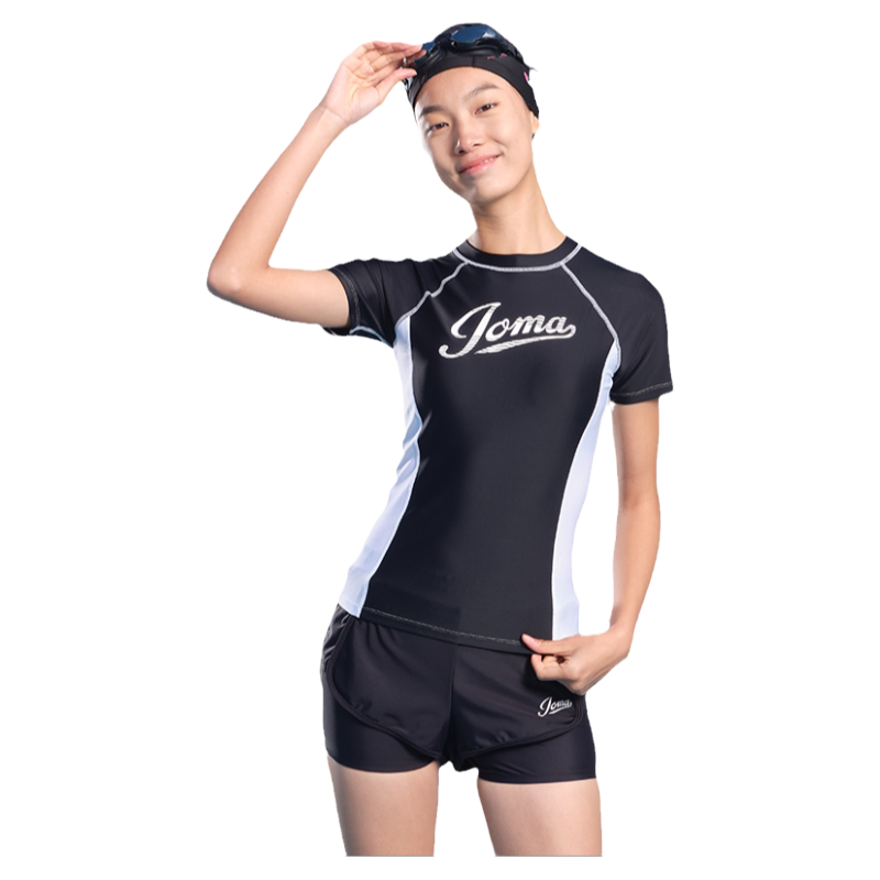 Joma23年新款女士圆领分体式泳衣