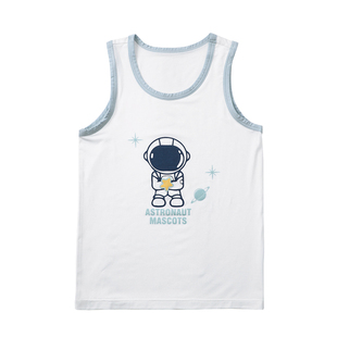 冰凉舒服3件装儿童莫代尔背心弹力中大童打底衫上衣男童夏季睡衣