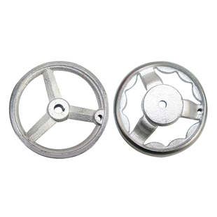 铁手轮铸铁镀铬手轮机床手轮圆形 方边 加工中心手轮直径80-500mm