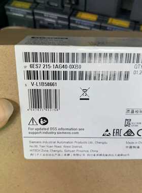 议价西门子6ES7215-1AG40-0XB0 S7-1200 模块6ES72151AG400XB0可