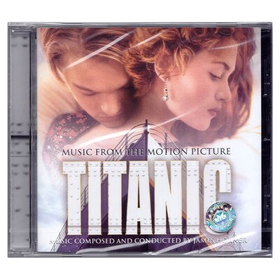 正版进口 TITANIC 泰坦尼克号 电影原声带 CD唱片