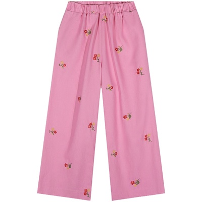 落落狷介粉色牛仔裤女