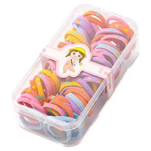 儿童糖果色发绳宝宝高弹力不伤发皮筋发圈女童彩色扎马尾头绳发饰