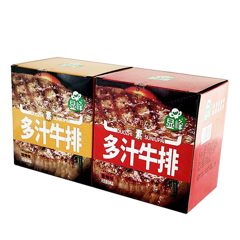 亲嘴香辣多汁素牛排零食小吃素肉