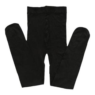 春秋夏儿童时尚丝织连袜裤包芯丝30D女童舞蹈连体裤袜体操裤黑色