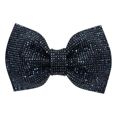 发夹韩国水钻皮质妈妈蝴蝶结头饰