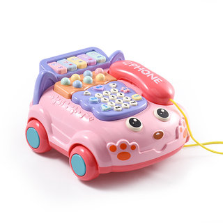 儿童音乐电话玩具婴儿宝宝1一3岁0男孩手机女孩幼儿益智2小孩早教