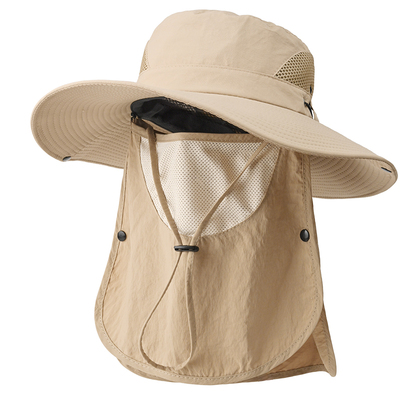 2025新款防晒帽子面罩护颈