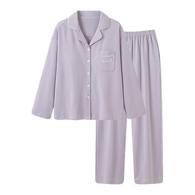 【芬腾】100%棉睡衣女柔软不起球