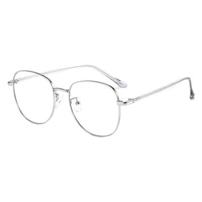 圆形眼镜纯钛防过敏显瘦男女通用
