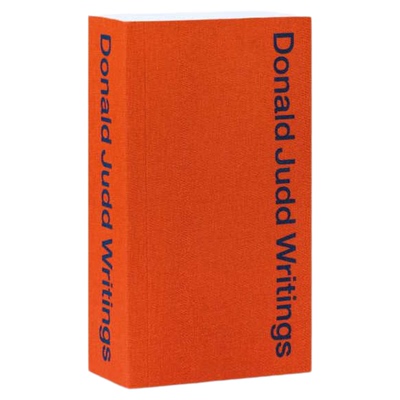 预售 Donald Judd Writings Judd Foundation MACK 英文原版进口艺术图书 华源时空