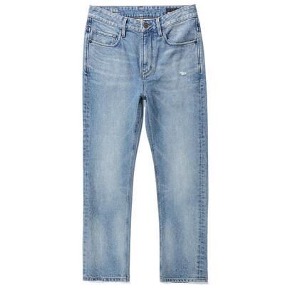 ABLEJEANS百搭水洗直筒牛仔裤