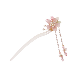 儿童古风步摇发簪女童高级盘发流苏簪子发饰发钗汉服马面裙头饰