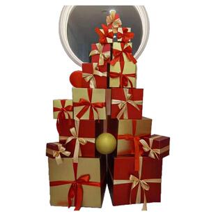 活动布置陈列装饰品礼品盒子堆头节日高颜值庆典开业促销礼盒摆件