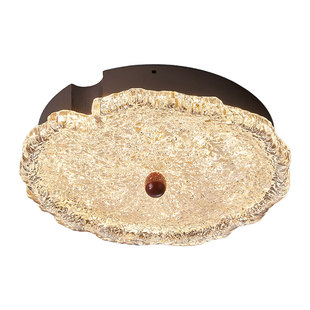 帕莎 卧室吸顶灯 主卧书房中古轻奢风LED树脂高端设计房间吸顶灯