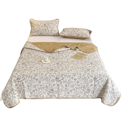 全棉新疆棉花床盖三件套