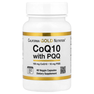 California Gold Nutrition,含 PQQ 辅酶 Q10，60 粒素食胶囊
