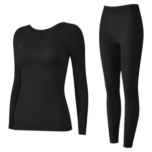 UFEEL肉色美肤衣秋冬秋裤保暖内衣女套装秋冬玻尿酸恒温基底衣038