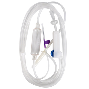 洪达一次性输液器带针头医用静脉输液针浇花管吊针点滴管吊水软管