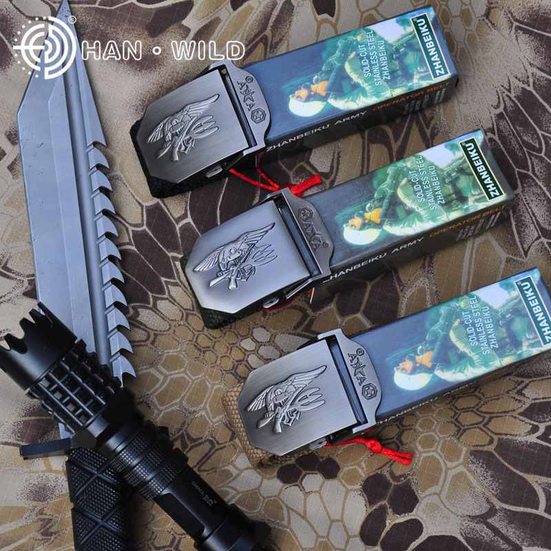 批发户外帆布腰带\海豹突击队腰带\加厚帆布腰带\多色\多扣头可选