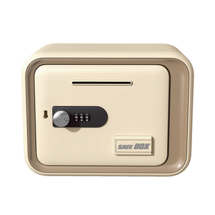 儿童密码保险柜家用小型机械密码锁储蓄罐电动密码箱存钱罐配钥匙