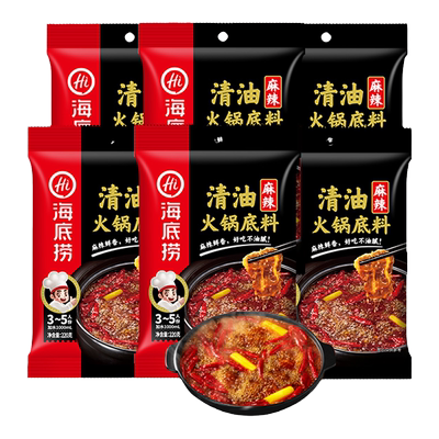 海底捞调味料重庆清油