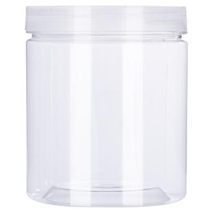 85大号50pet透明塑料瓶包装空瓶子食品级宝宝辅食饼干密封罐带盖