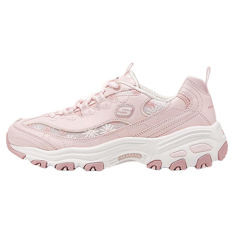 Skechers斯凯奇2026秋新款女熊猫鞋厚底增高老爹鞋透气休闲运动鞋