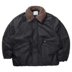 瞬时山野Monterest户外可拆卸仿毛领P棉甲板工装松弛棉衣棉服外套