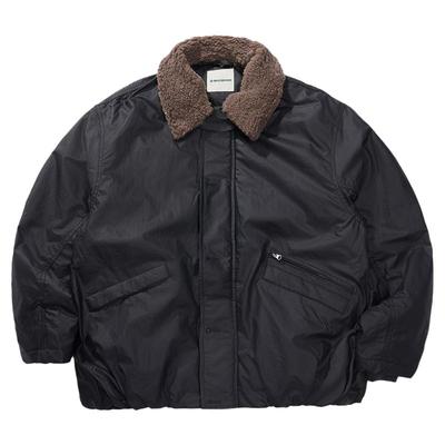 Monterest可拆卸仿毛领甲板棉服