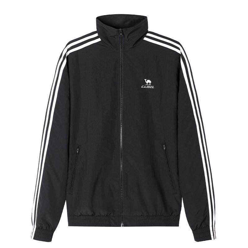 骆驼立领风衣外套男女款