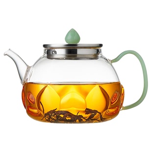 美斯尼玻璃茶壶加厚耐热煮茶器家用泡茶壶茶水分离大容量烧水茶具
