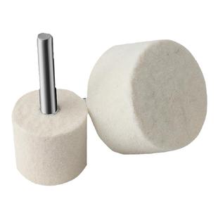 羊毛磨头6mm抛光头金属镜面翡翠玉石手电钻打磨工具抛光钻头圆柱