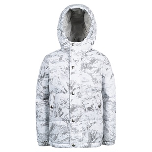 黑冰儿童羽绒服男女童外套600蓬鹅绒保暖连帽三防耐磨大衣9116