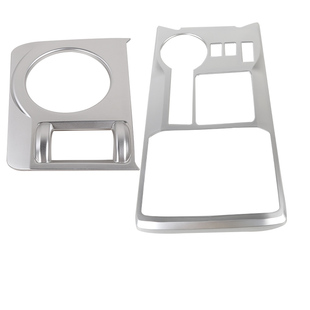 适用于丰田超霸4runner内饰改装中控仪表台导航排挡银色装饰配件