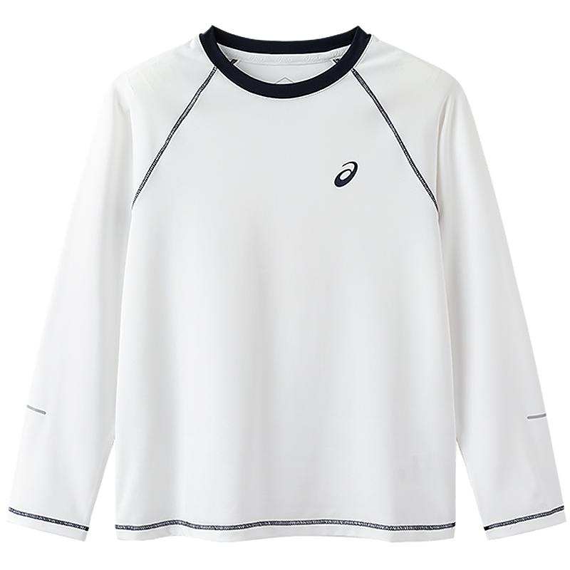 Asics/亚瑟士童装26秋季新品男女童吸湿速干收腰版型印花长袖T恤