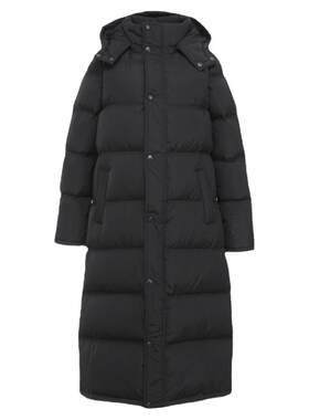 韩版中长款立领加厚羽绒服女过膝